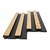 Product PS PANEL  ΜΕ 3D ΠΗΧΑΚΙΑ F4 RESIDENCE 21/122 mm  NAT.OAK/BLACK NewPlan base image